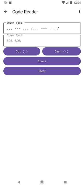 SOS Flashlight Morse Code Tool screenshot3