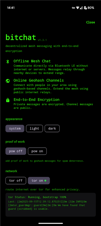 bitchat screenshot1