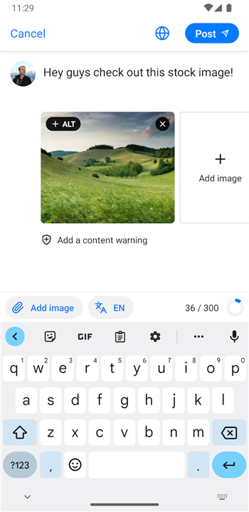 Graysky, a Bluesky client screenshot3
