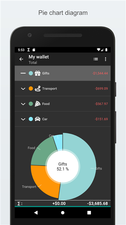 My Expenses screenshot3