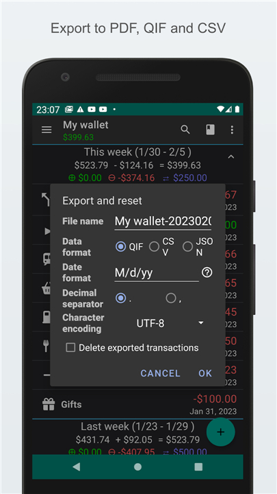 My Expenses screenshot7