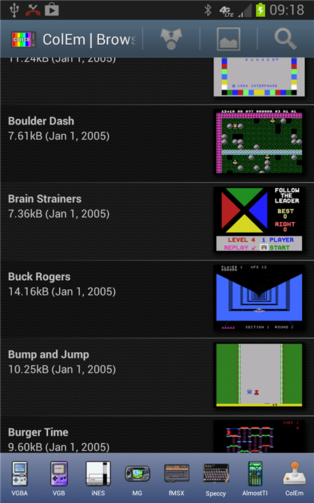 ColEm - ColecoVision Emulator screenshot1