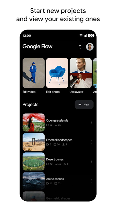 Google Flow screenshot1