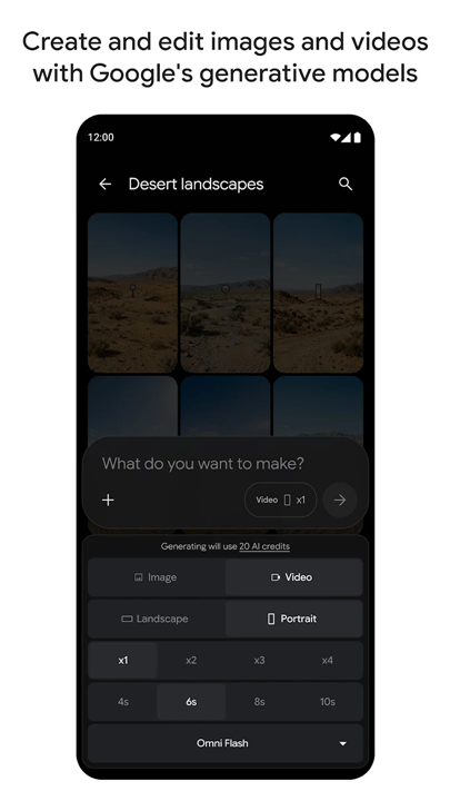 Google Flow screenshot2