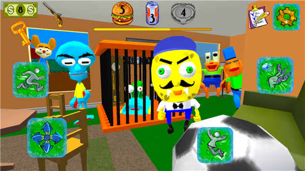 Sponge Neighbor Escape 3D screenshot2