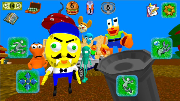Sponge Neighbor Escape 3D screenshot3