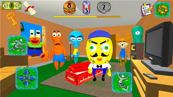 Sponge Neighbor Escape 3D screenshot4