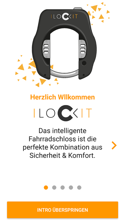 I LOCK IT - Smart bike lock screenshot1