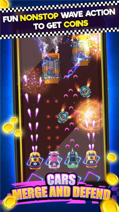 Cars: Merge and Defend screenshot2