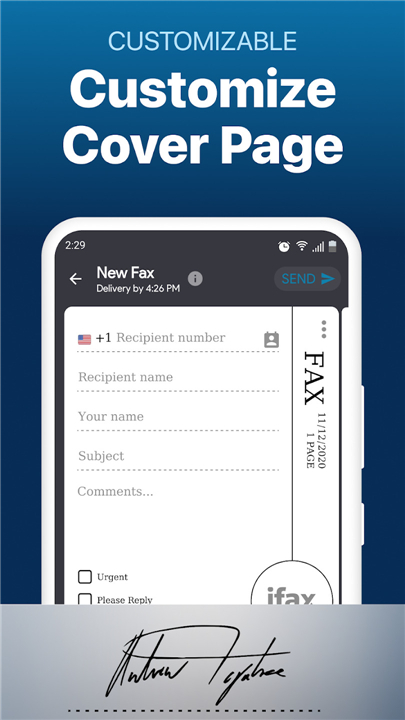 iFax - Send & receive fax app screenshot5