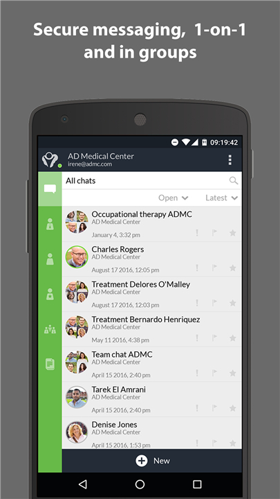 Alterdesk messenger screenshot1