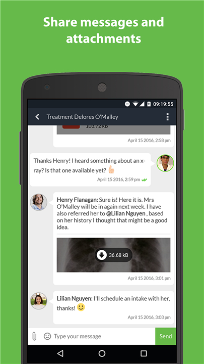 Alterdesk messenger screenshot2