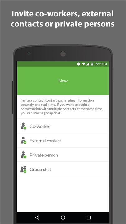 Alterdesk messenger screenshot3