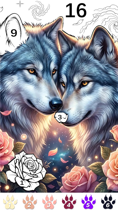 Magical Animal Coloring Book screenshot3