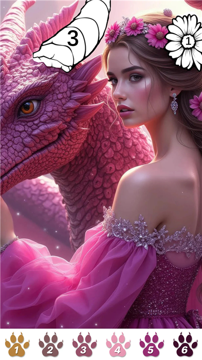 Magical Animal Coloring Book screenshot5
