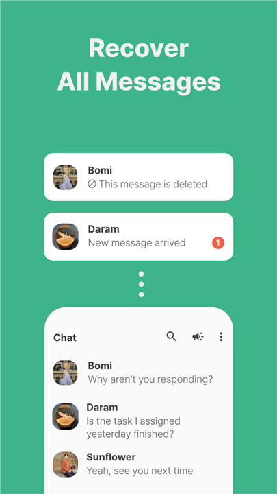 Message Recovery screenshot1