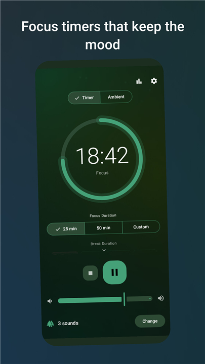 Ambio: Focus Timer & Sounds screenshot3