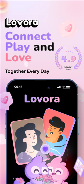 Lovora: Couple Games & Widgets screenshot1