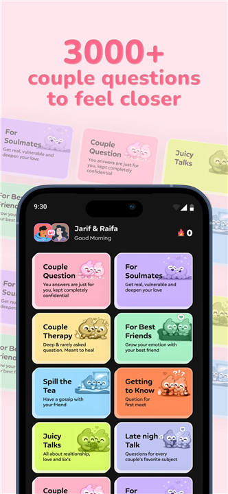 Lovora: Couple Games & Widgets screenshot5
