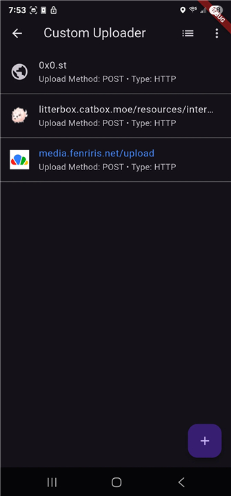 Custom Uploader screenshot2