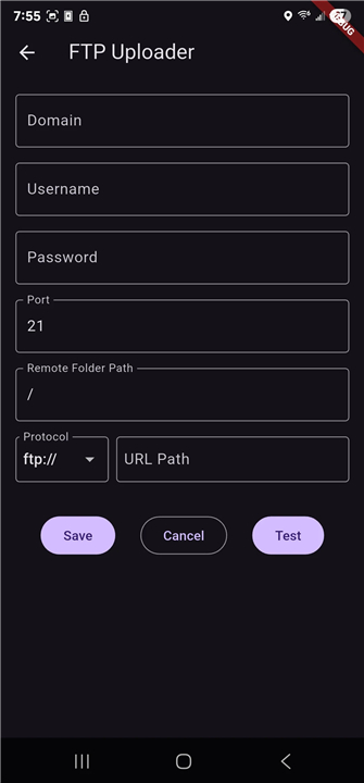 Custom Uploader screenshot4
