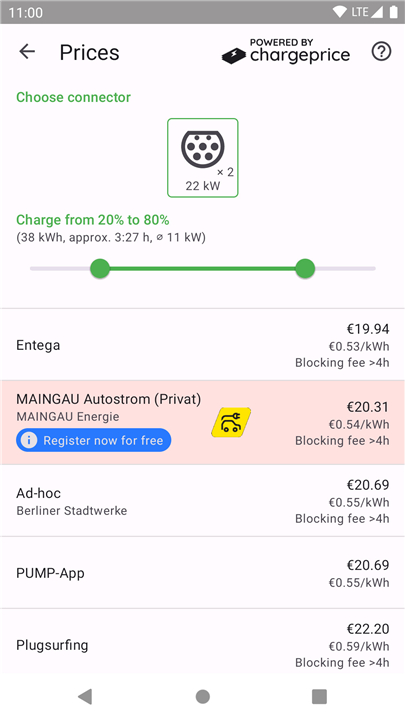 EVMap - EV chargers screenshot3