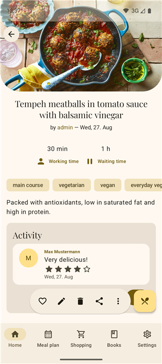 kitshn (for Tandoor) screenshot2