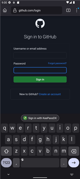KeePassDX Passkey Vault screenshot2