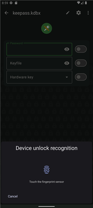 KeePassDX Passkey Vault screenshot3