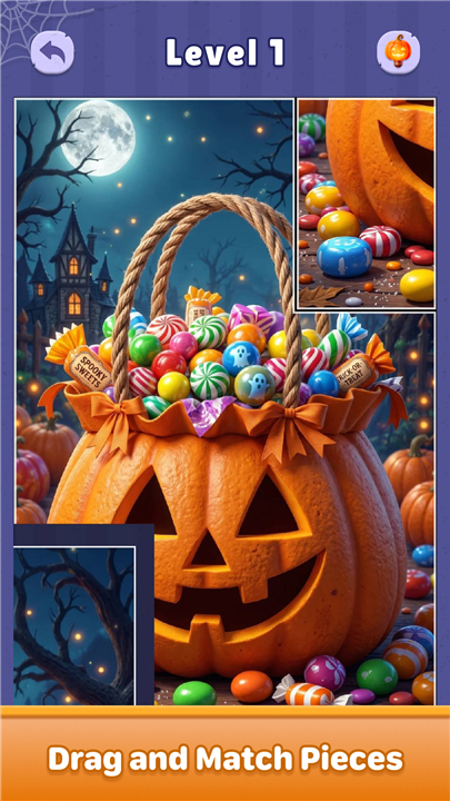 Halloween Jigcard-Puzzle Game screenshot1