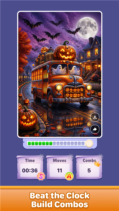 Halloween Jigcard-Puzzle Game screenshot5