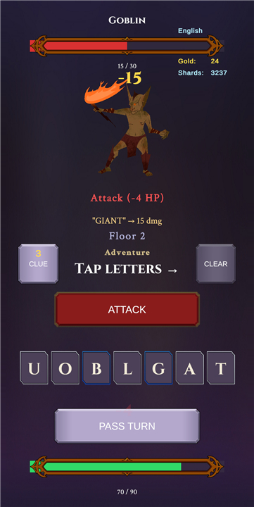 LexForge: Word Game Roguelike screenshot2