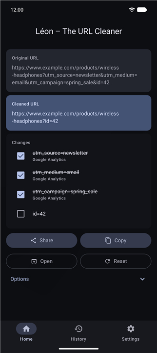 Léon – The URL Cleaner screenshot2