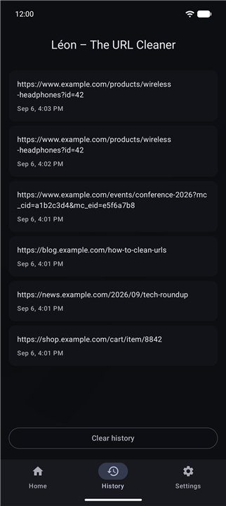 Léon – The URL Cleaner screenshot4