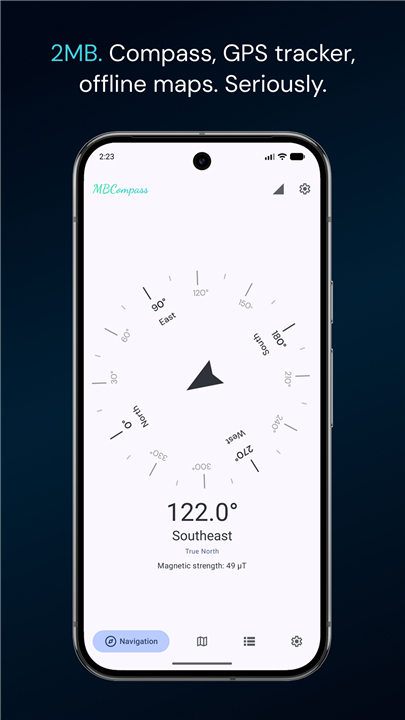 MBCompass: Compass & GPS screenshot1