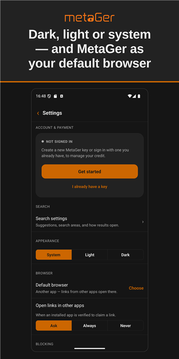 MetaGer: Search & Browser screenshot7