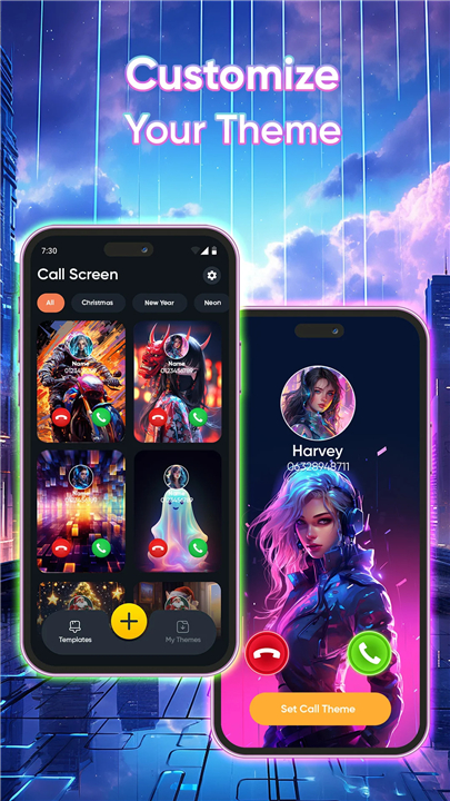 Color Phone Theme: Call Screen screenshot3